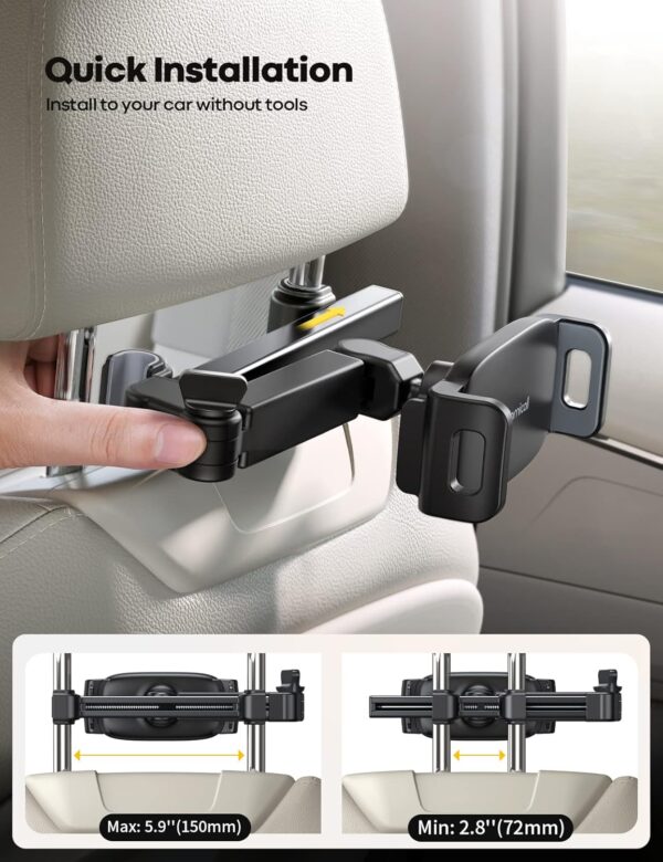 Car Headrest Phone/Tablet Holder - Image 3