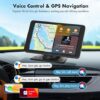 Portable Wireless Carplay Car Stereo 7" - Image 4